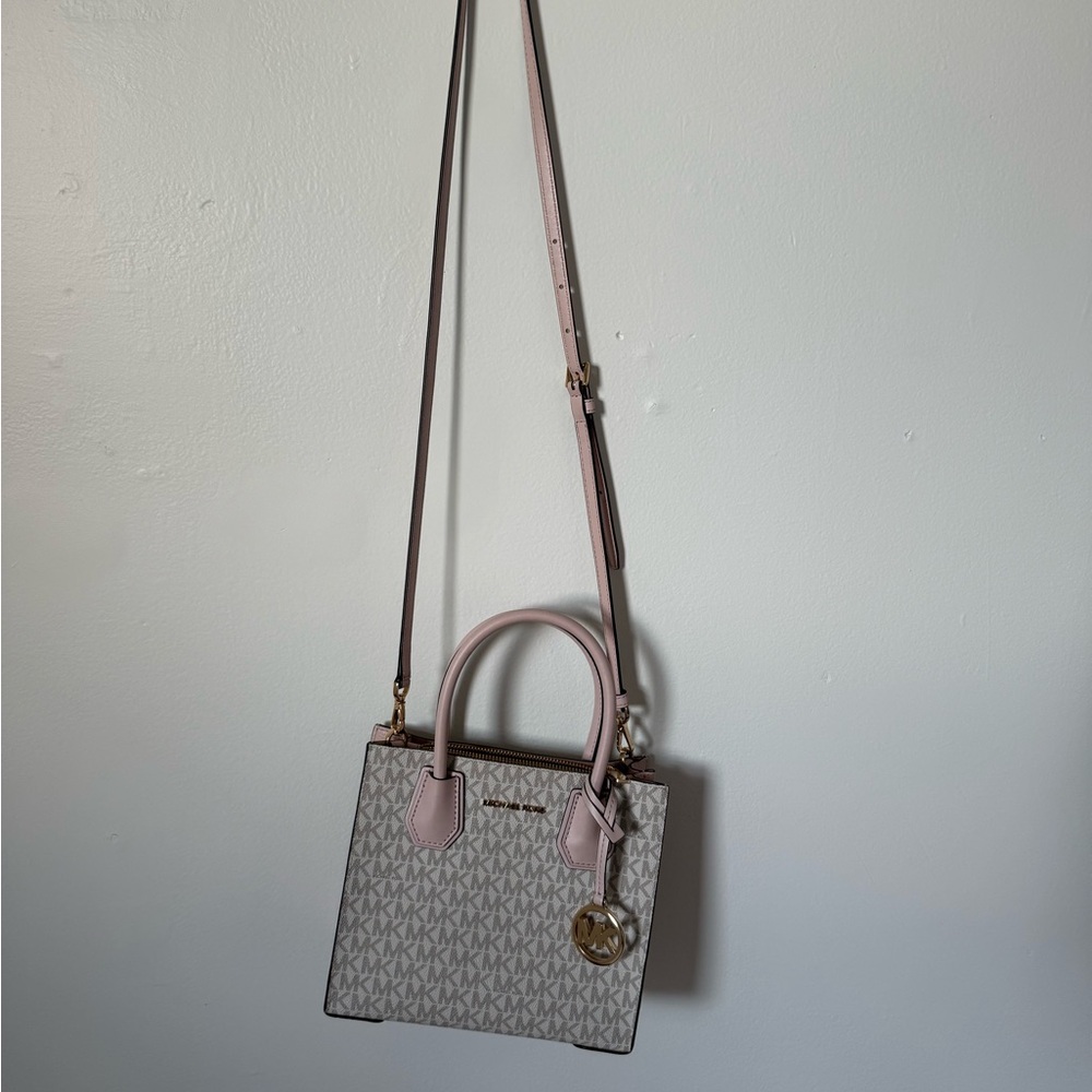Michael Kors Blush and Cream Crossbody Bag
